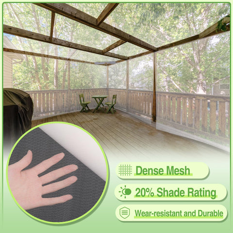 ANPHSIN ultra-fine garden screen reduces entry points for birds while remaining breathable