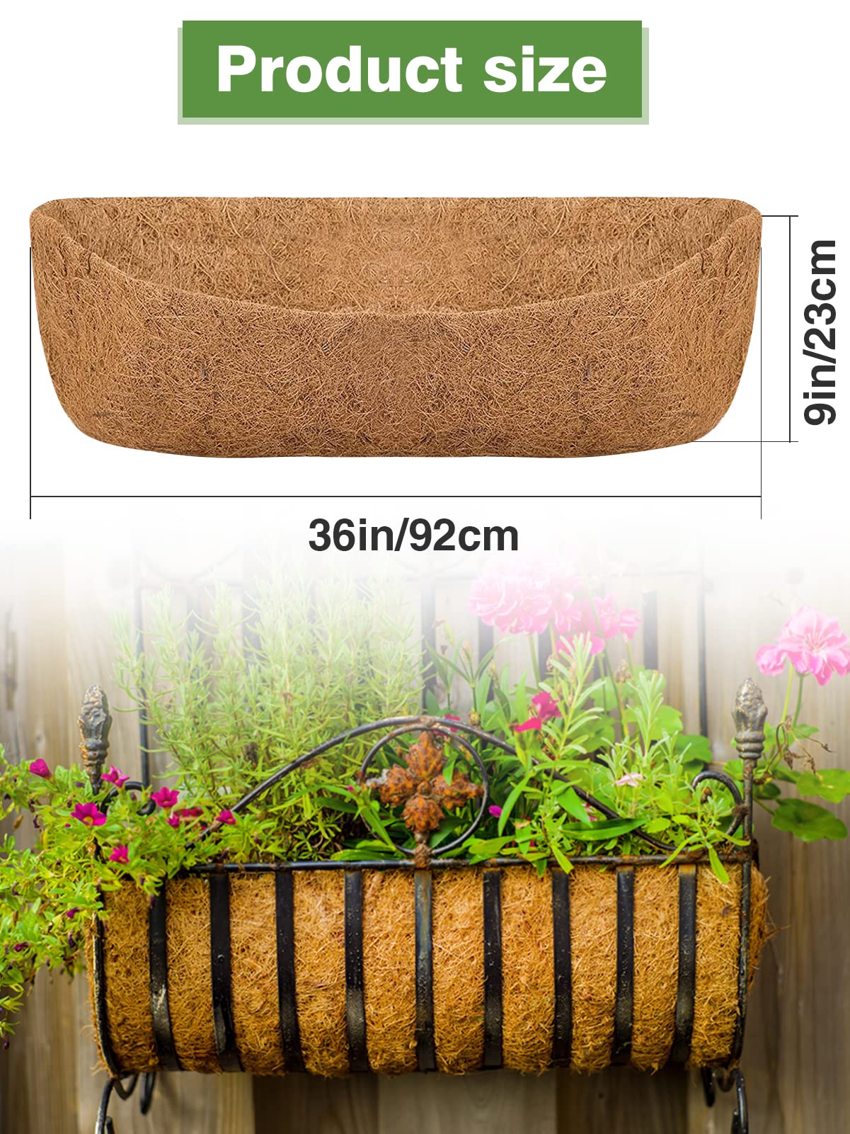 Versatile ANPHSIN liners suit gardens, balconies, offices, nurseries, and weddings.