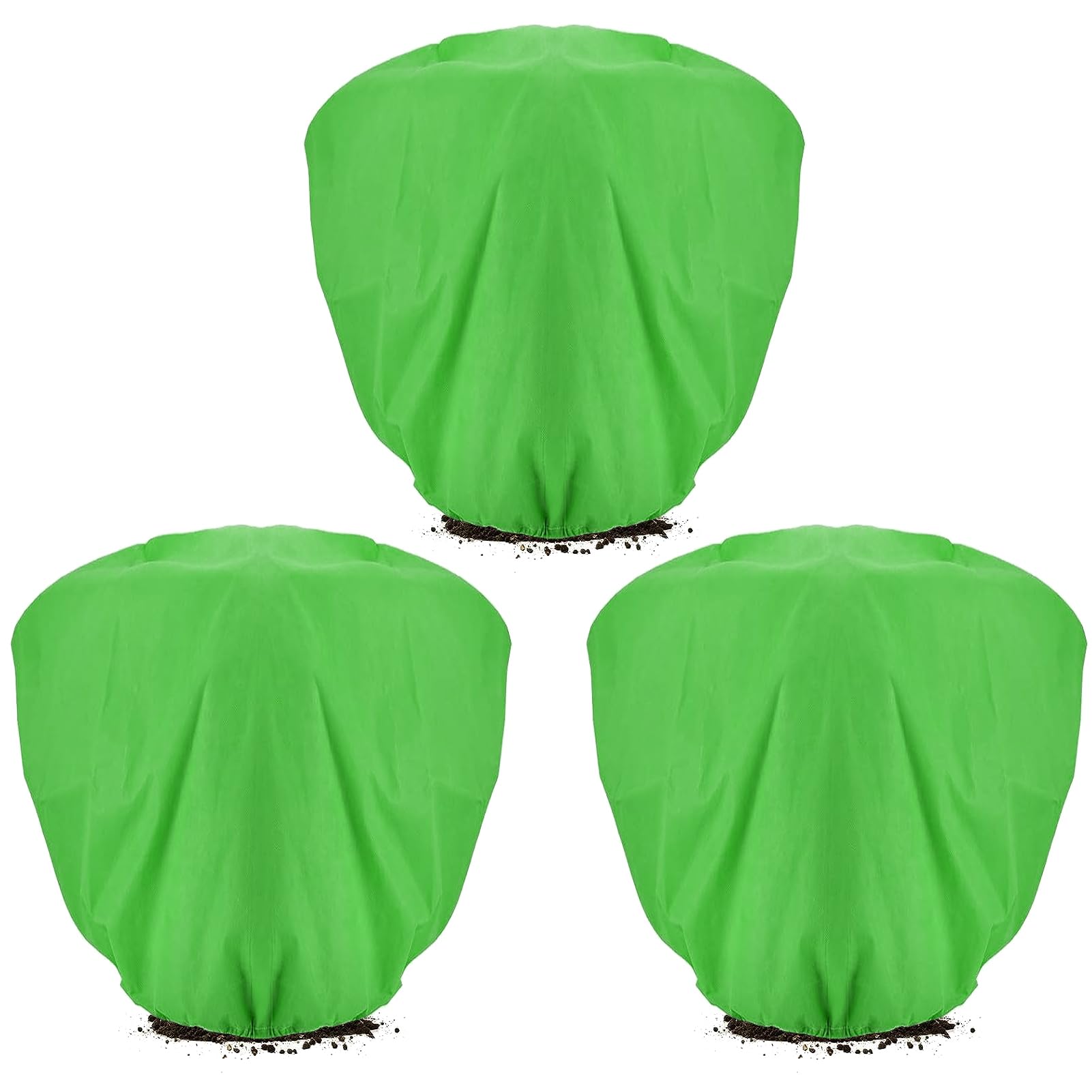 ANPHSIN winter plant cover square 39.3 inch pack protects shrubs from frost while preserving airflow.