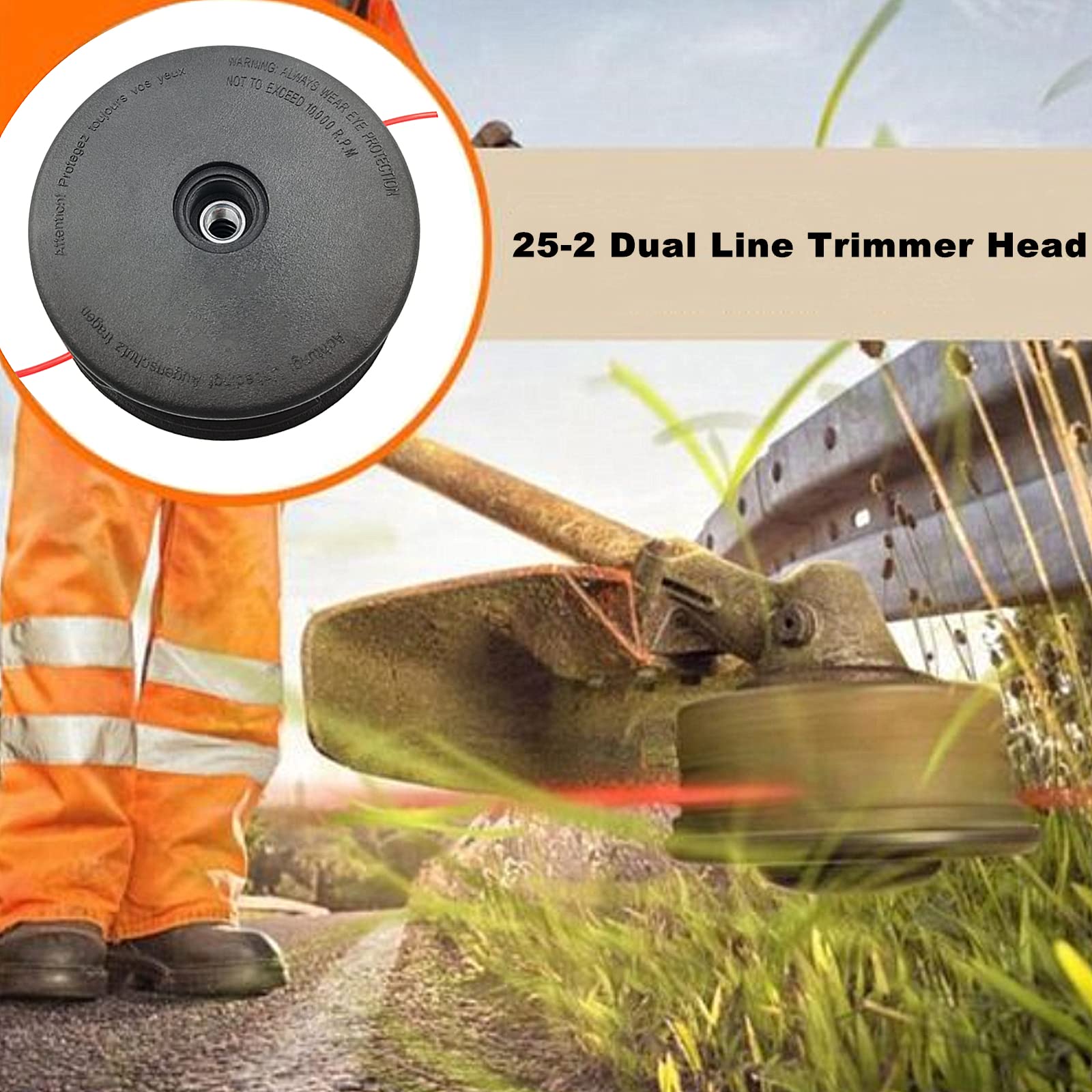 Anpongta 25-2 head replaces worn parts to extend tool life.