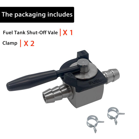 ANPTGHT valve installed on lawn mower enables safe fuel shutoff during routine maintenance.