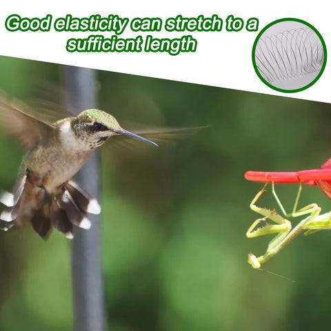 Anranmm spring mechanism deters squirrels with playful motion.
