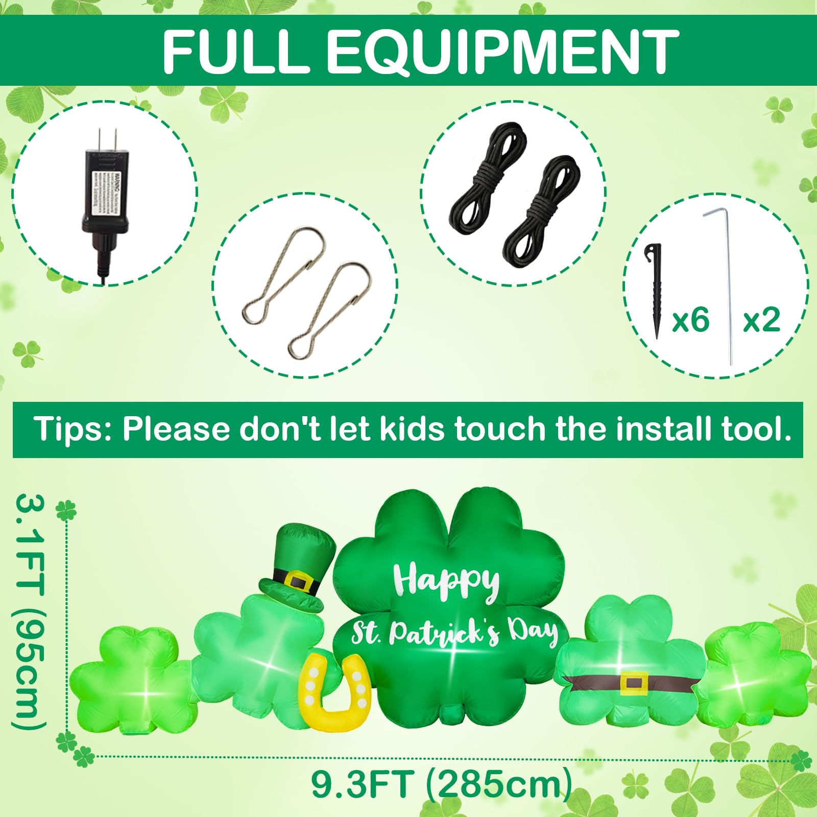 Anroog IP44 waterproof inflatable design withstands rain and wind