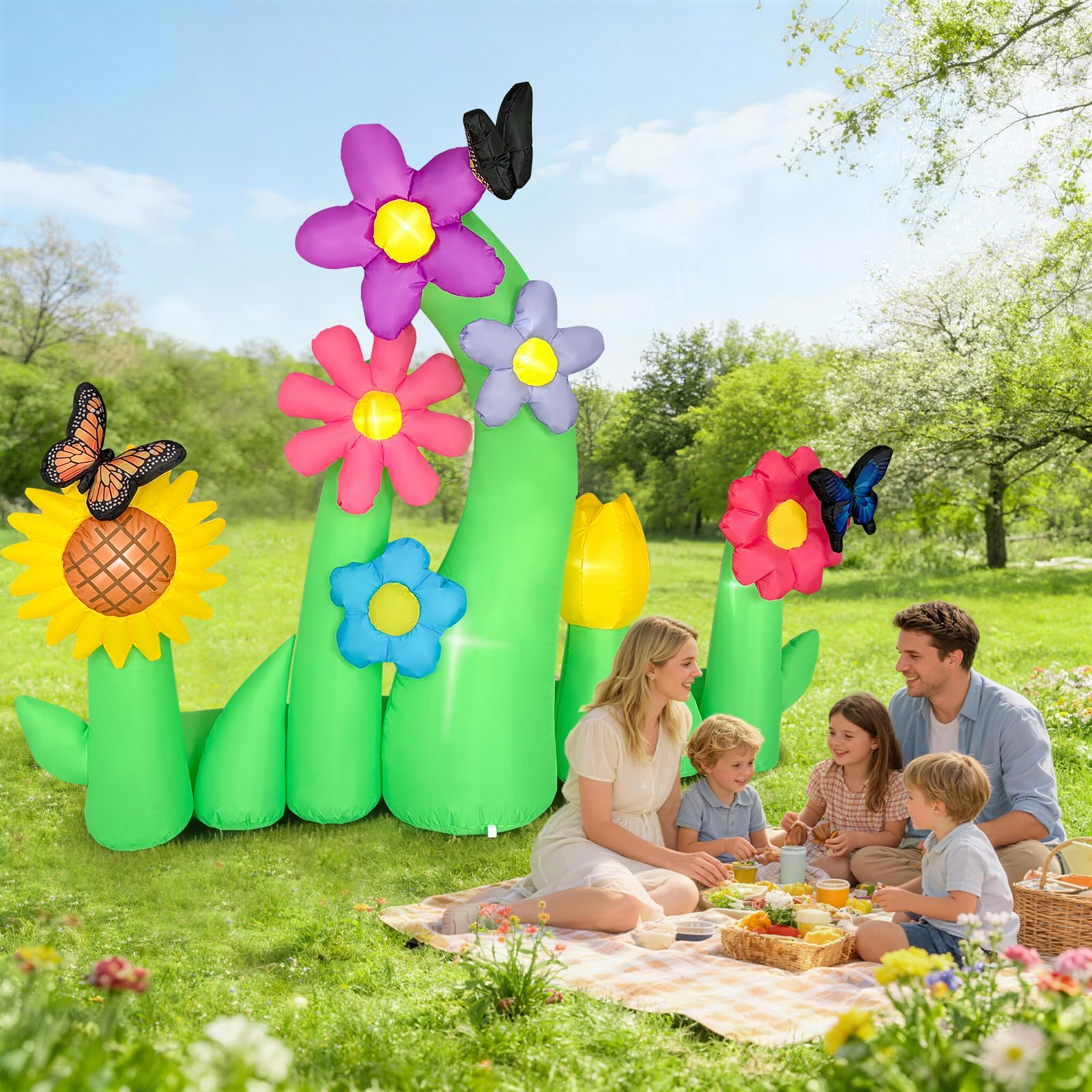 anroog IP44 waterproof polyester fabric ensures durable outdoor use