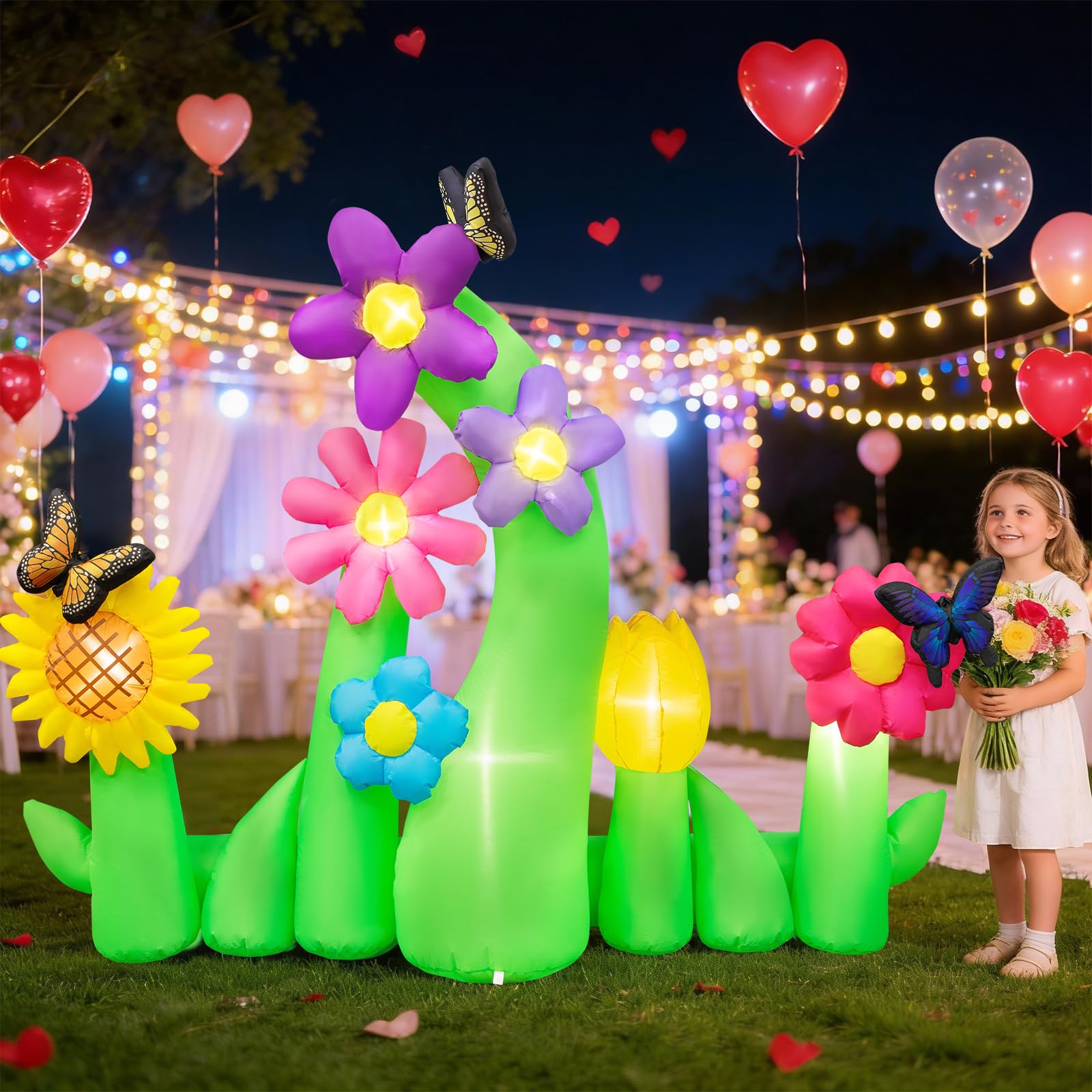 anroog LED night illumination enhances visibility for dusk outdoor gatherings