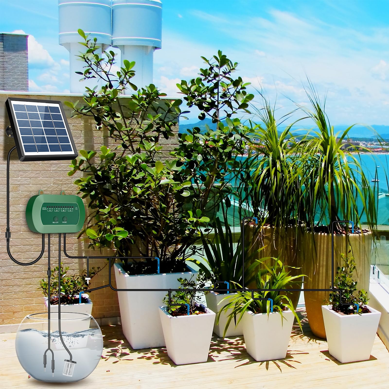 AnseTo Anseto vacation plant sitter watering calmly while away