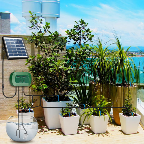 AnseTo Anseto vacation plant sitter watering calmly while away