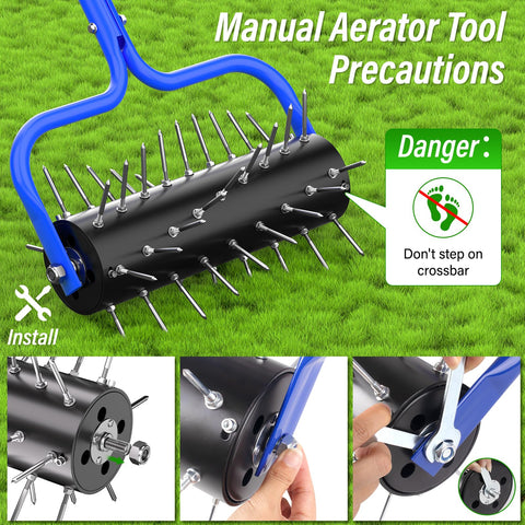 Ansgery adjustable handle lets you tailor height for comfortable operation.