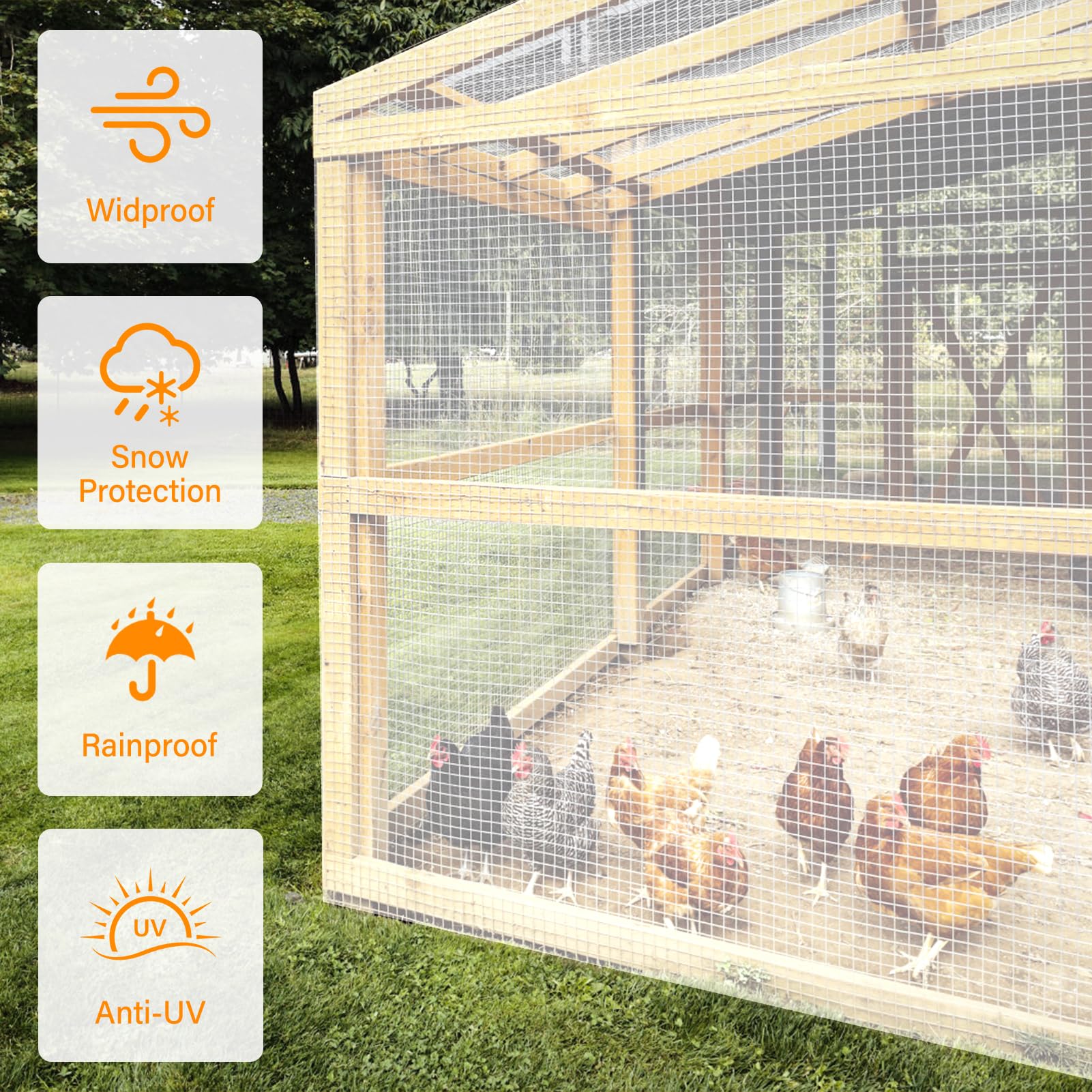 Ansgery waterproof tarp suitable for farming and nursery use