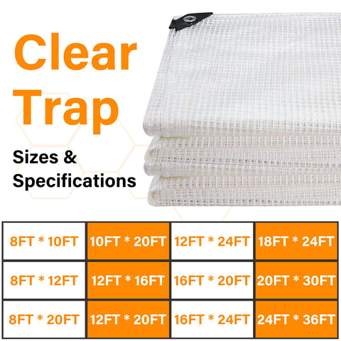 Ansgery waterproof greenhouse cover protects plants from rain and wind.