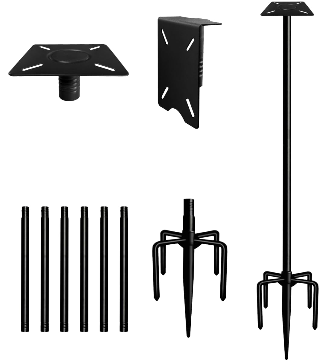 Ansionsol 105-inch smart bird feeder pole ready for outdoor use
