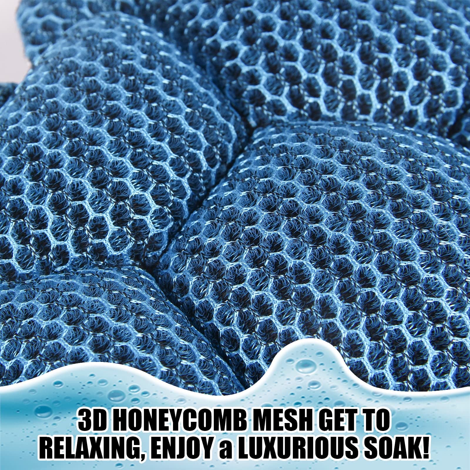 ANSLCA Reusable spa sponge for easy cleaning after every soak.