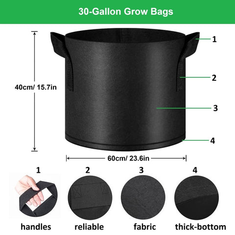 ANSLYQA fabric grow bag showing drainage and airflow features.