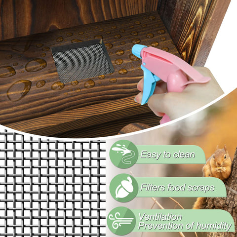 ANSTEEP carbonized wood surface offers classic brown finish and durability.