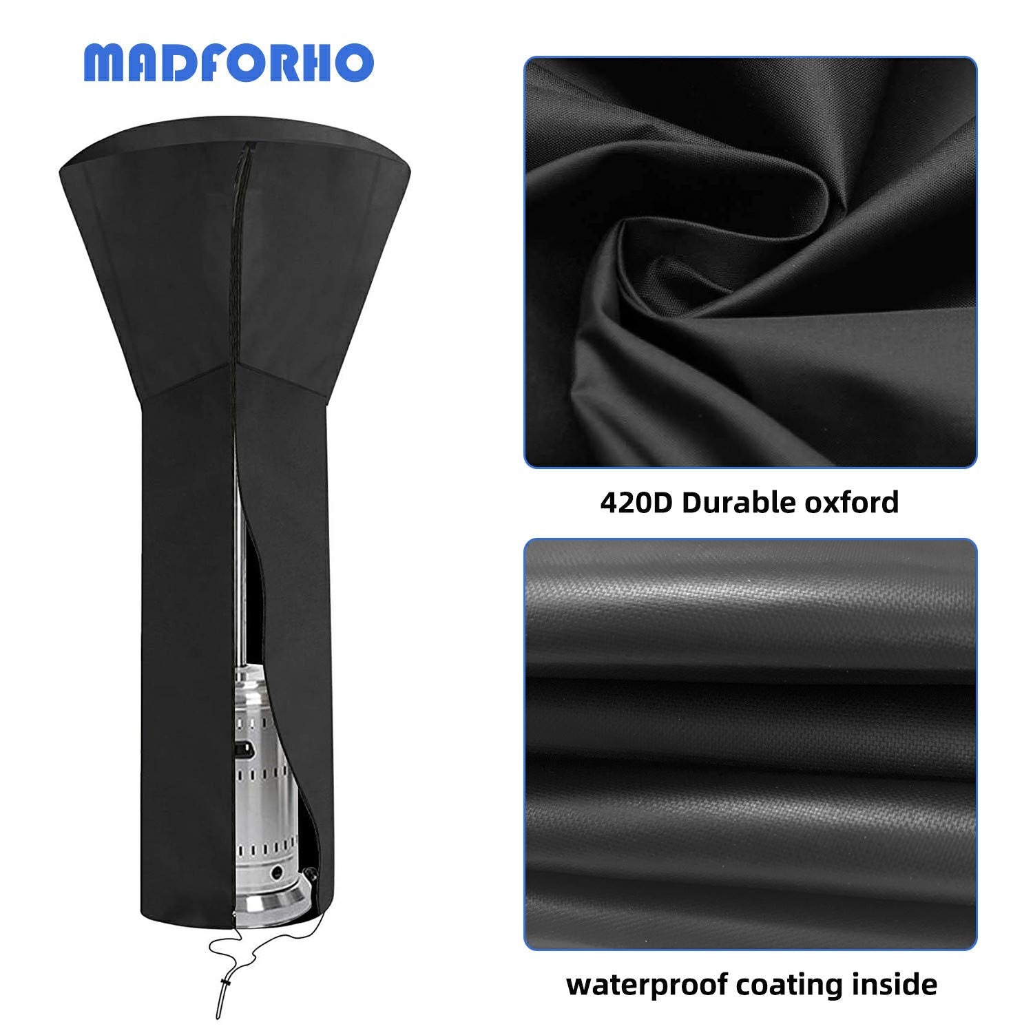 ANSTROUT bottom drawstring ensures a secure wrap against wind.