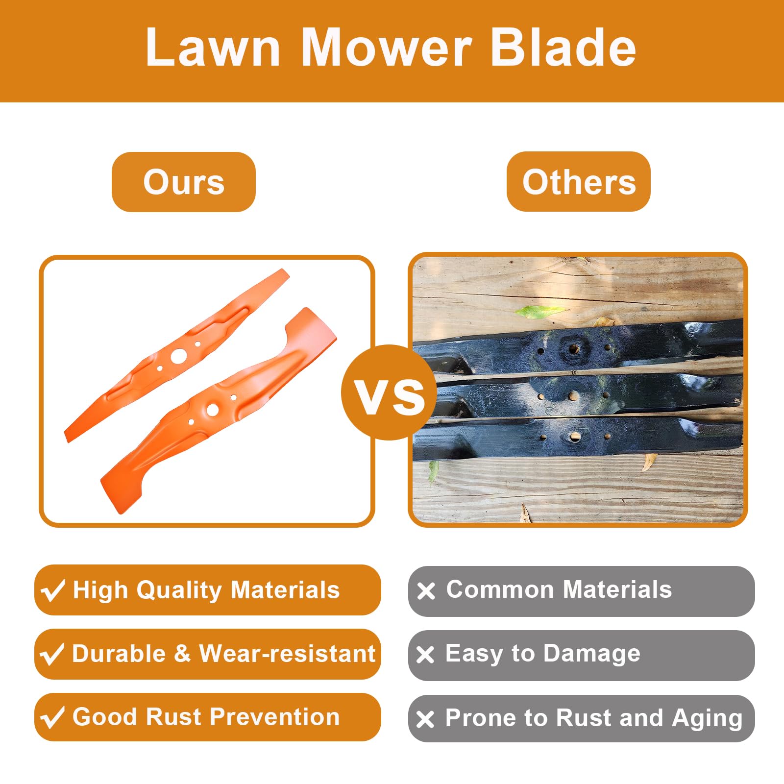 Antanker blade kit packaging shows two durable 21-inch blades.