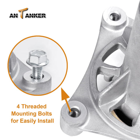 Blade mount design ensures stable, balanced mowing performance