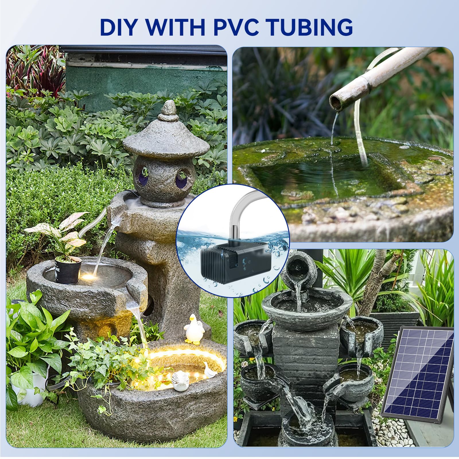Antfraer dry-run protection feature preventing pump damage when water is low.
