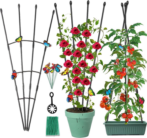 Antizz 2Pack garden trellis with dual assembly options for vertical growth