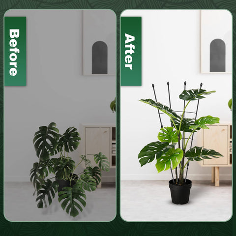 47-inch obelisk trellis providing strong outdoor and indoor climbing support