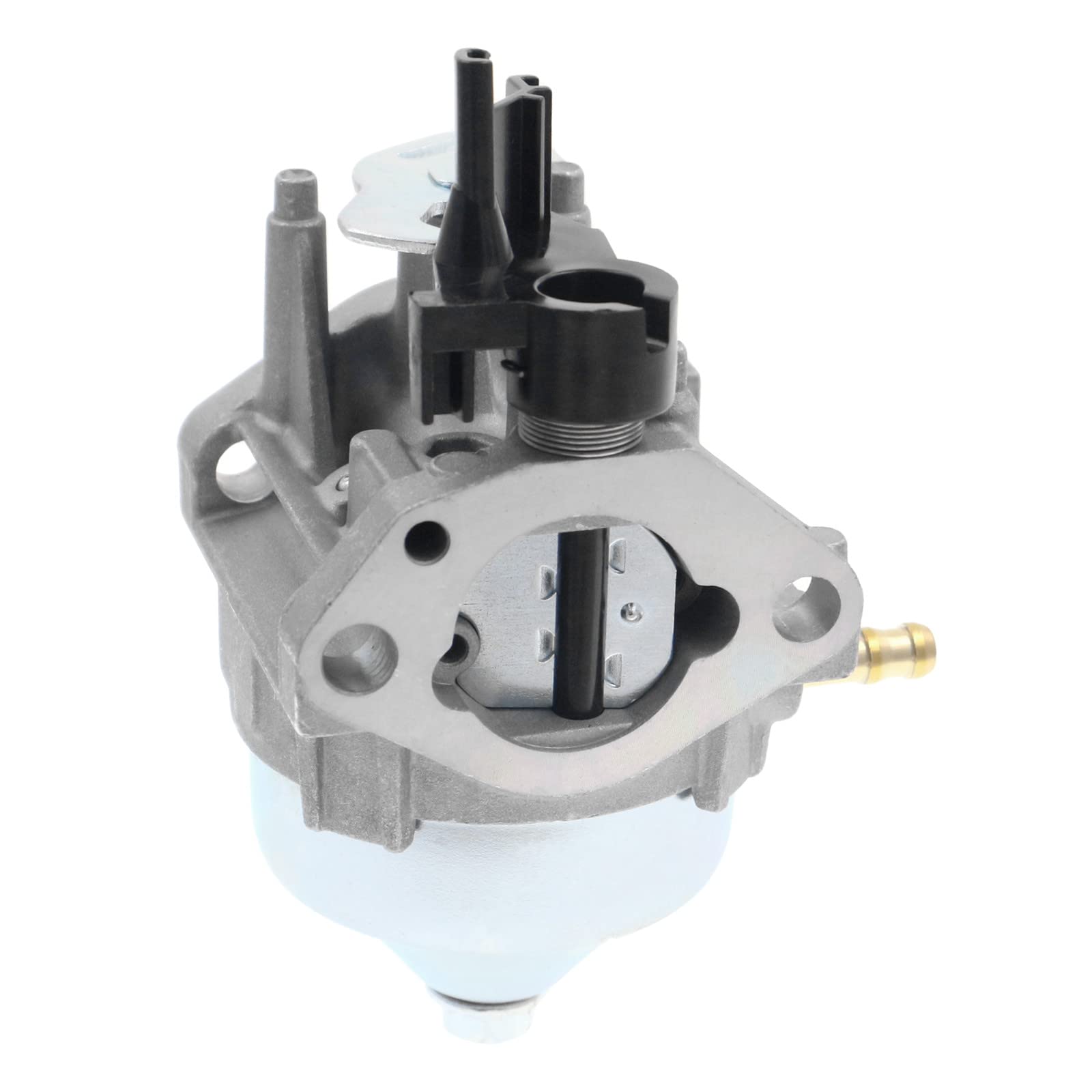 ANTO carburetor package includes spark plug and fuel filter for complete replacement.