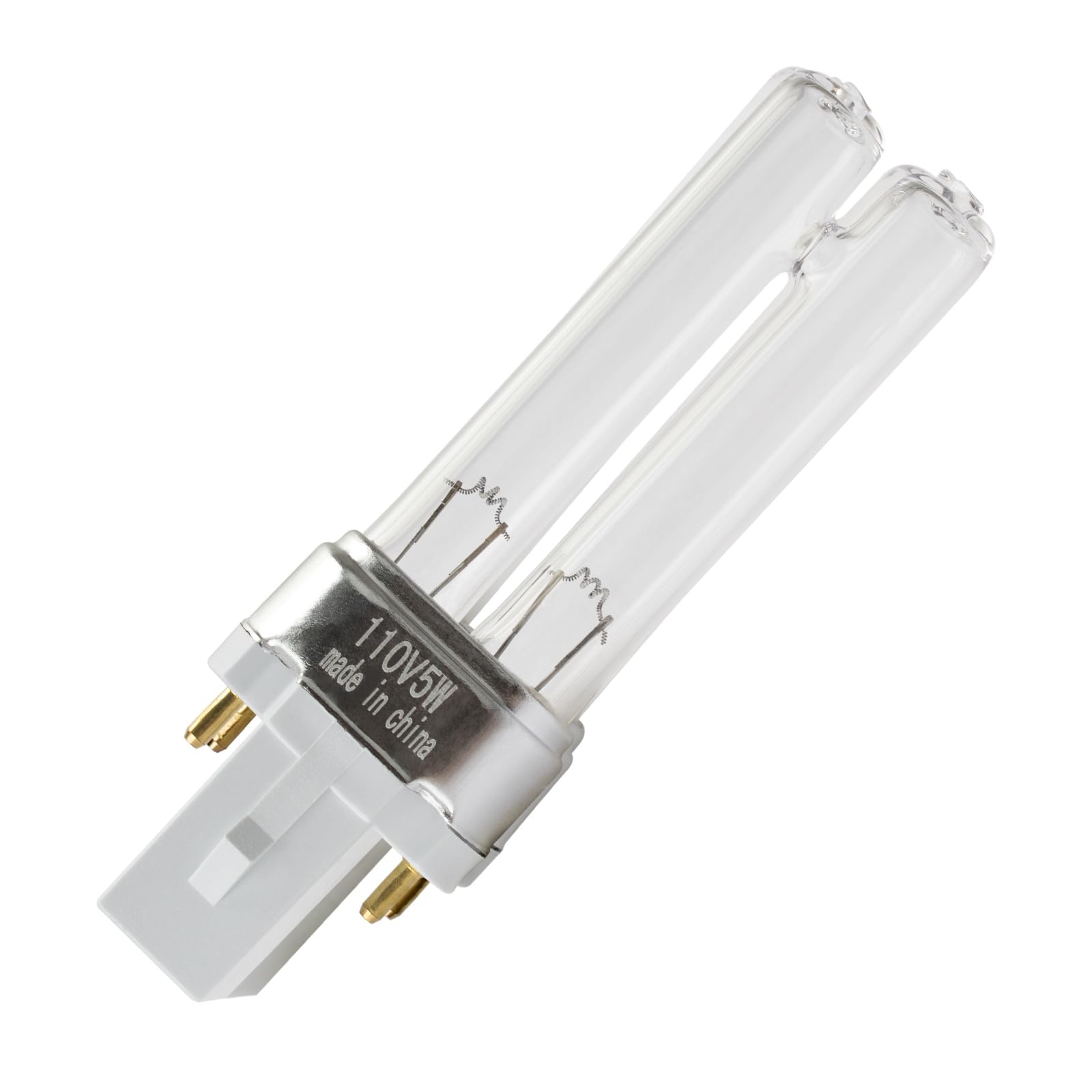 ANTOBLE 5W UVC lamp for pond clarifier showing instant on capability and clearer water.