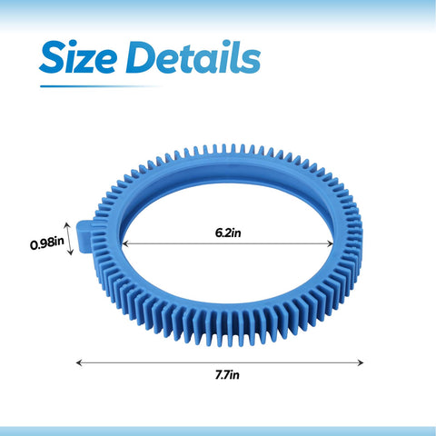 ANTOBLE blue front tire kit with super hump detail improves tread reliability.