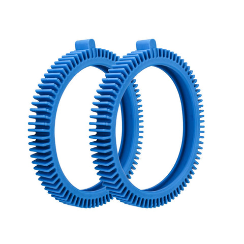 ANTOBLE blue front tire for pool cleaners improves traction and navigation
