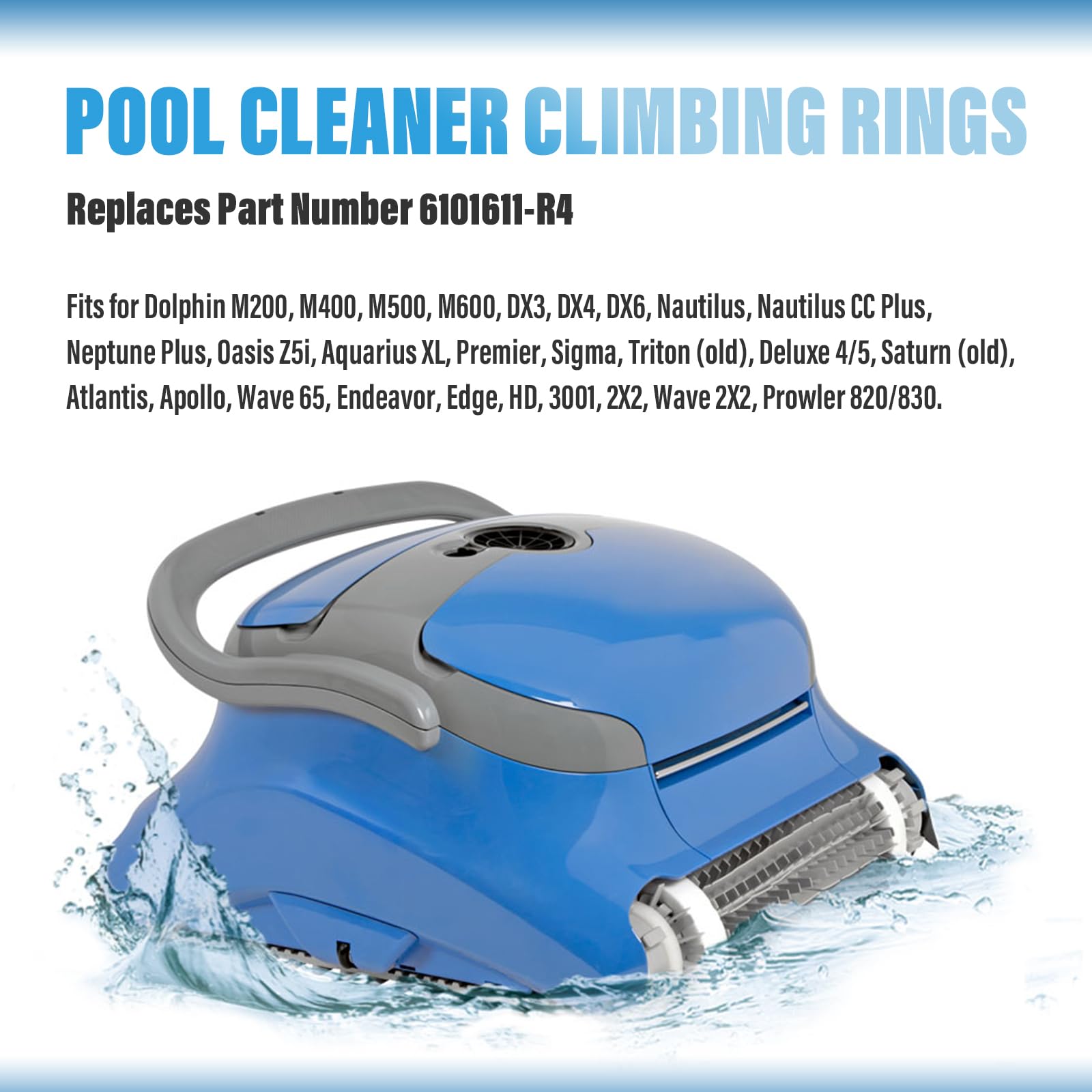 ANTOBLE Dolphin climbing rings soaking in water soften for easy installation.