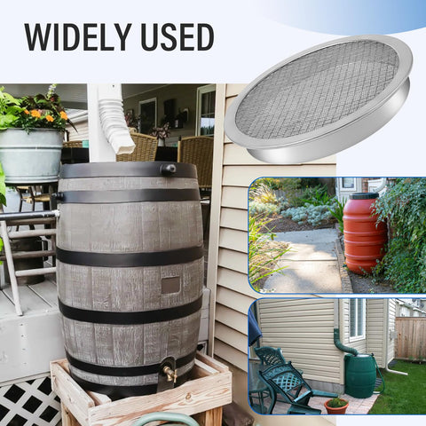 ANTOBLE downspout-friendly screen aids efficient rainwater harvesting with minimal clogs.