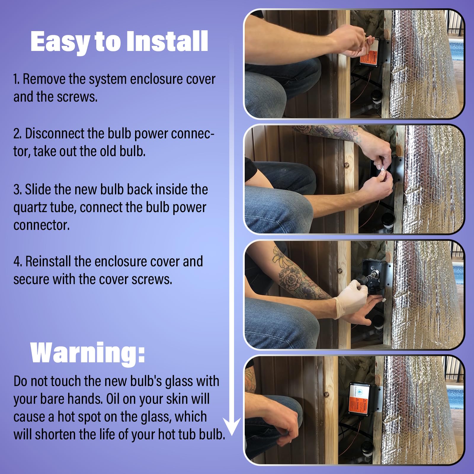ANTOBLE easy installation guide for quick replacement
