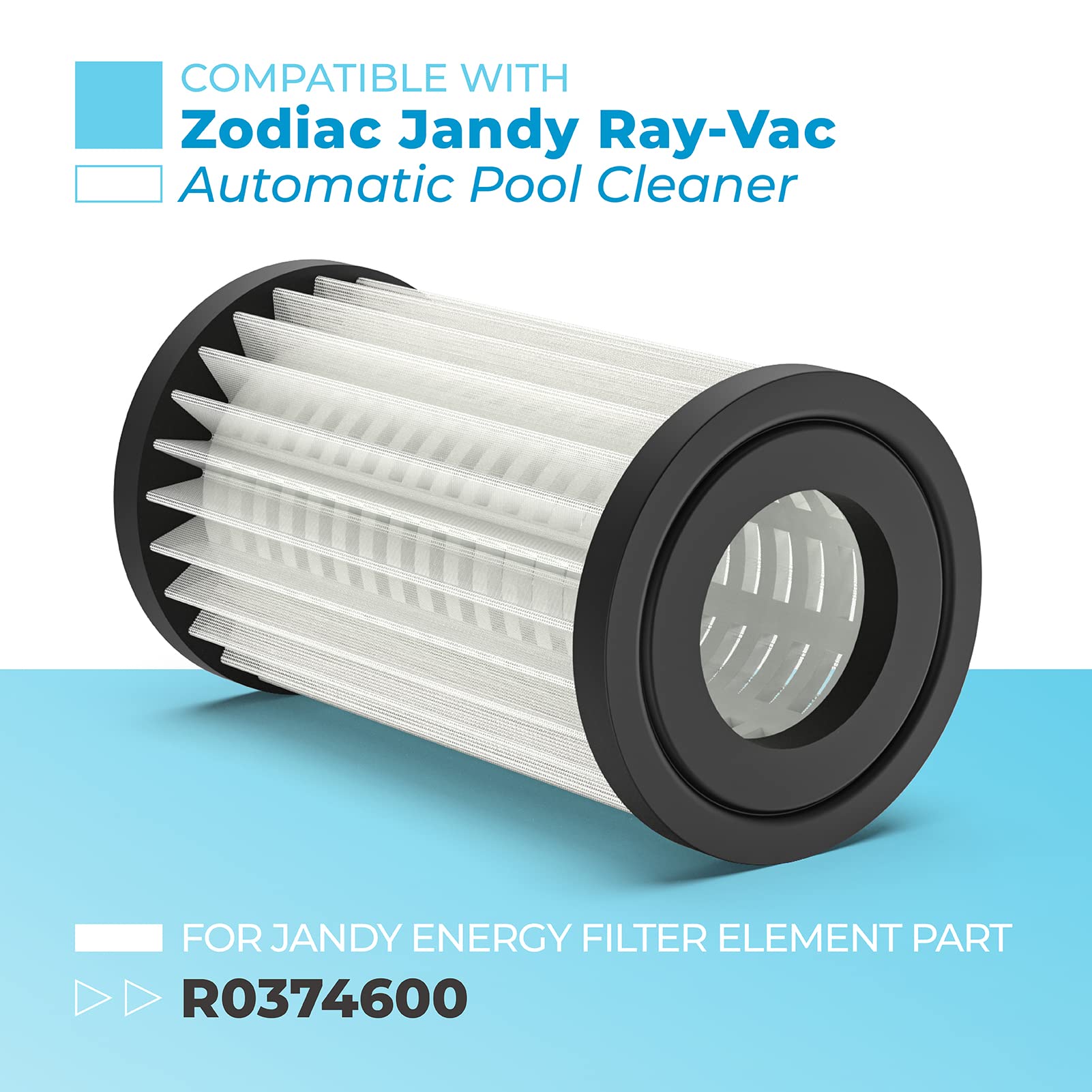 Energy filter element kit components laid out for easy inspection and selection.