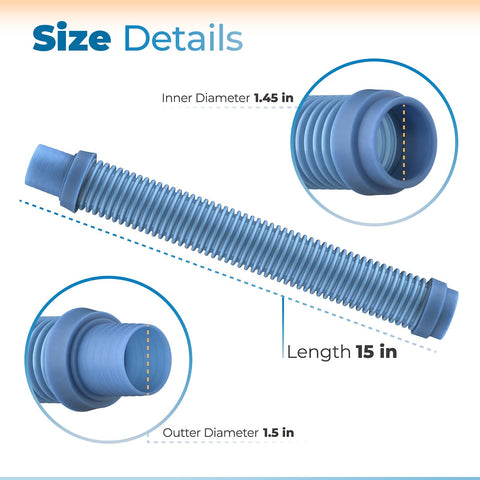 ANTOBLE GW7911 replacement hose fits SandShark GW7900 and Rebel/Warrior cleaners.