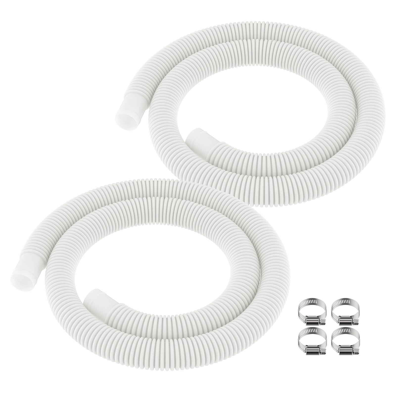 ANTOBLE pool hose with Intex 1.25 inch connector for easy repair
