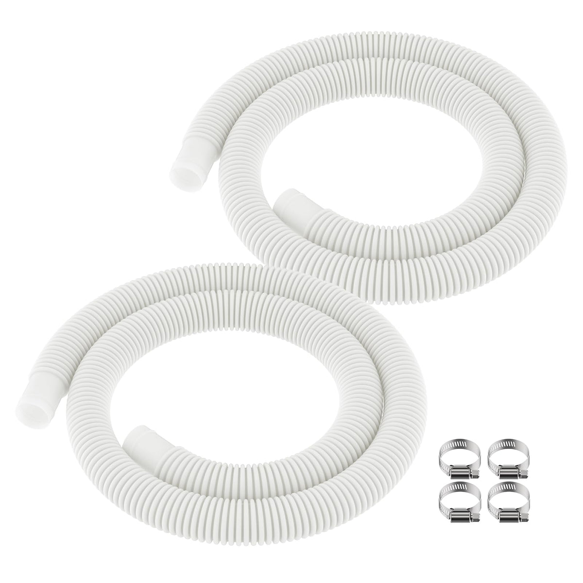 ANTOBLE pool hose with Intex 1.25 inch connector for easy repair