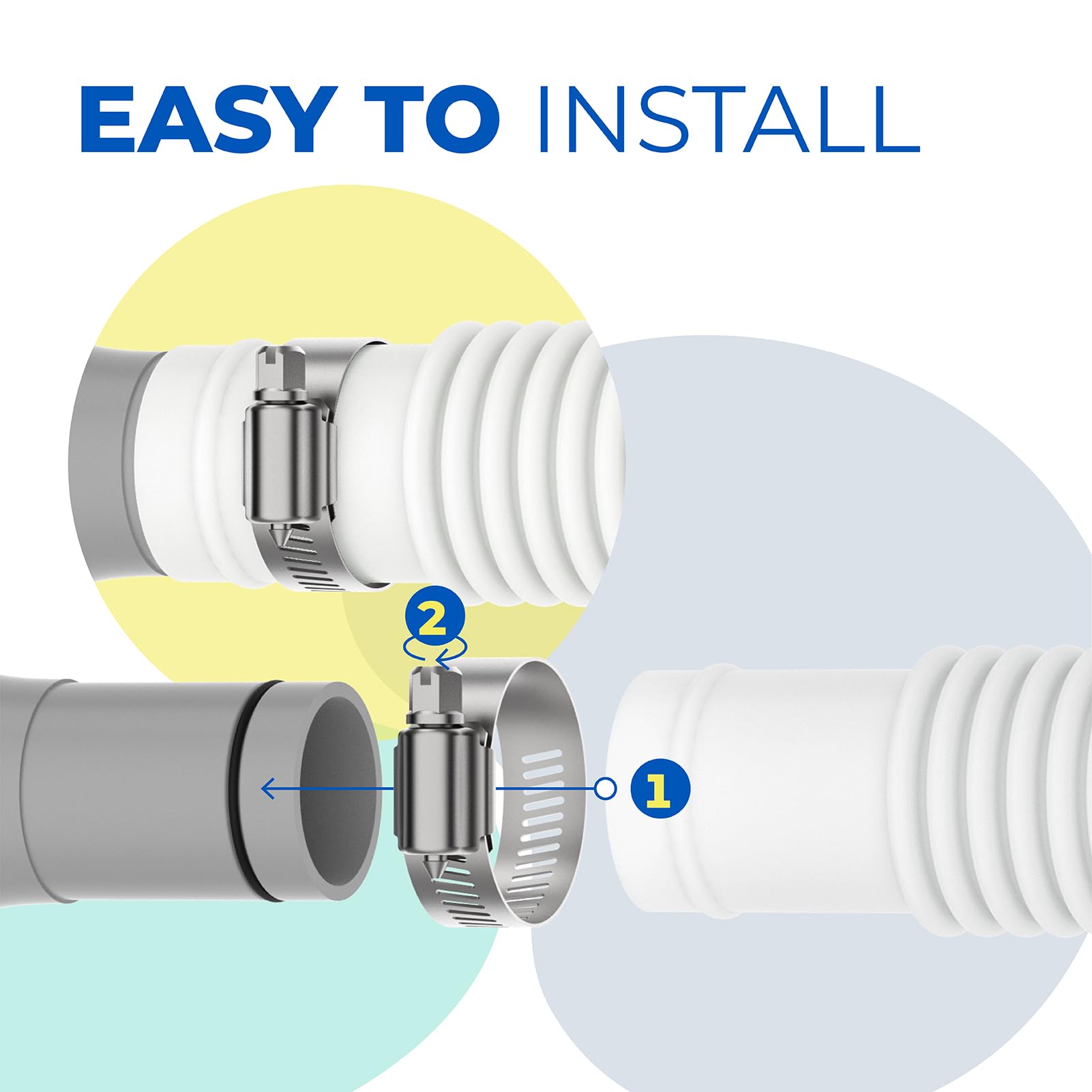 ANTOBLE leak-proof polyethylene hose material for durable pool connections