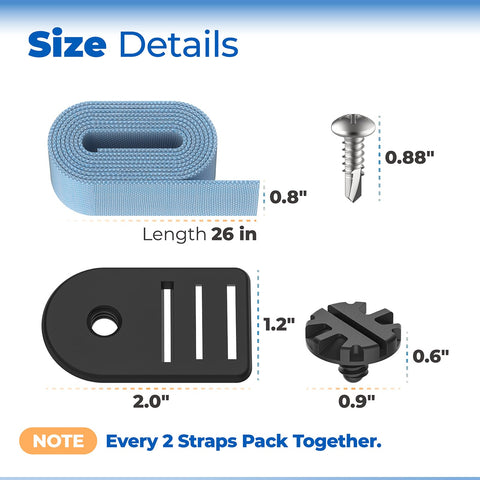 ANTOBLE fastening kit compatible with Feherguard FG roller systems for easy replacement.