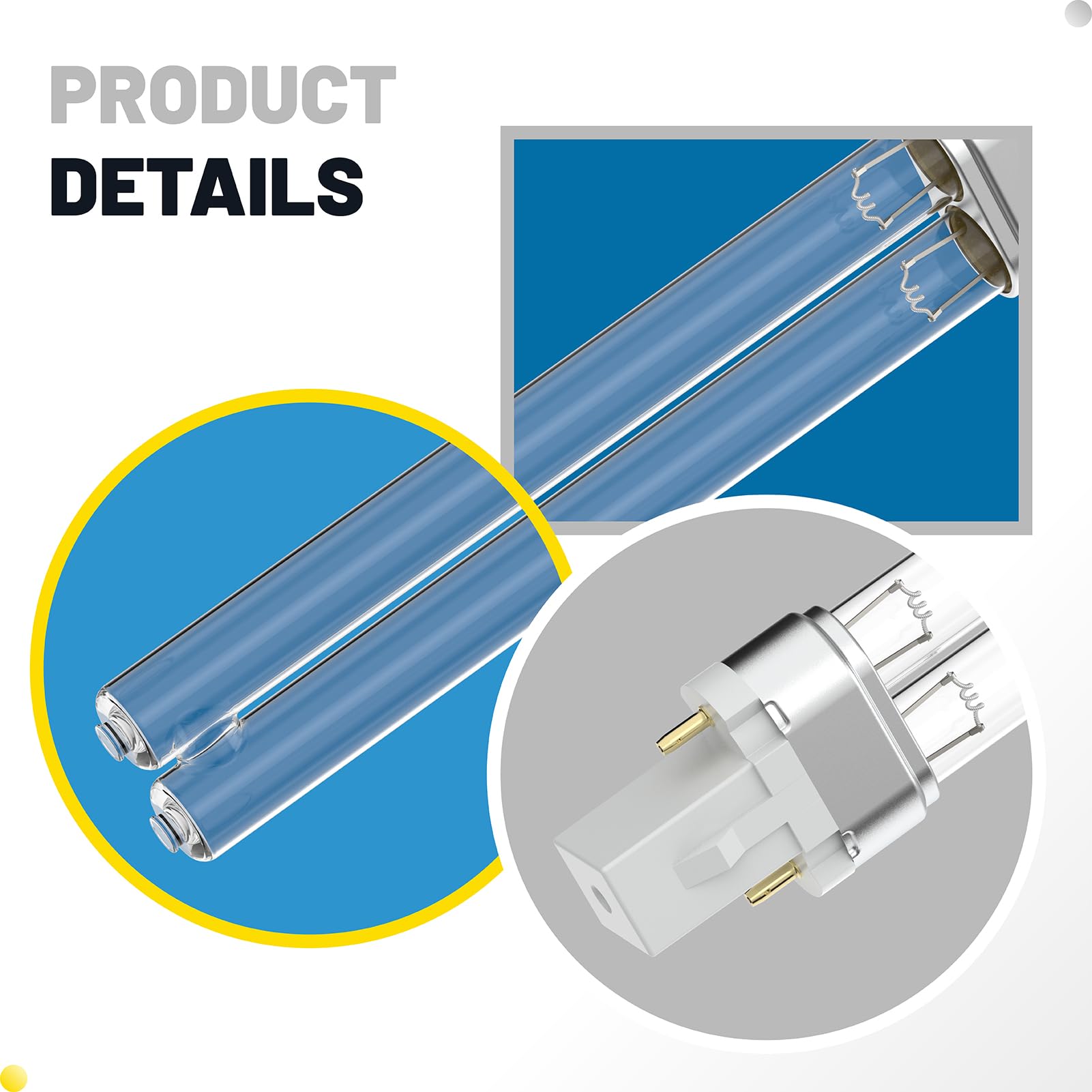 ANTOBLE UV lamp operates at 253.7 nm for ozone-free disinfection.