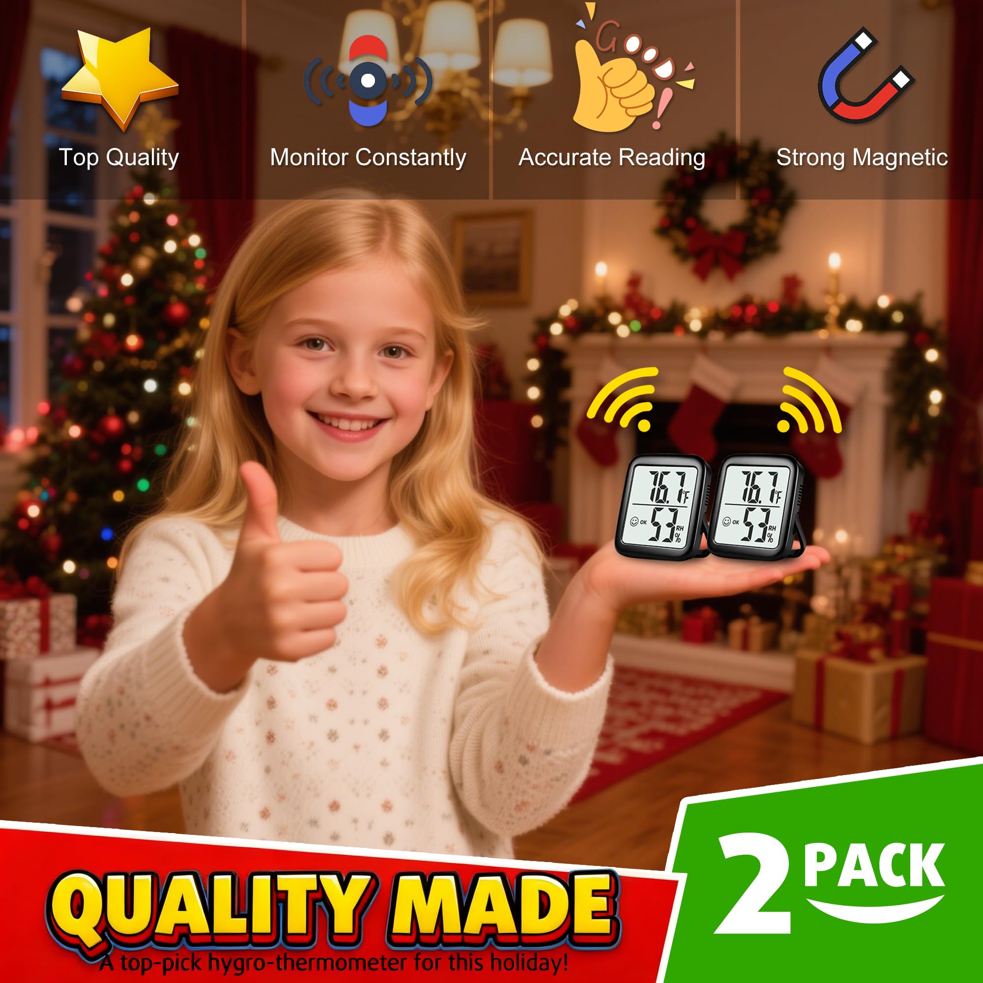 Antonki monitor arrives with a CR2032 battery for immediate use