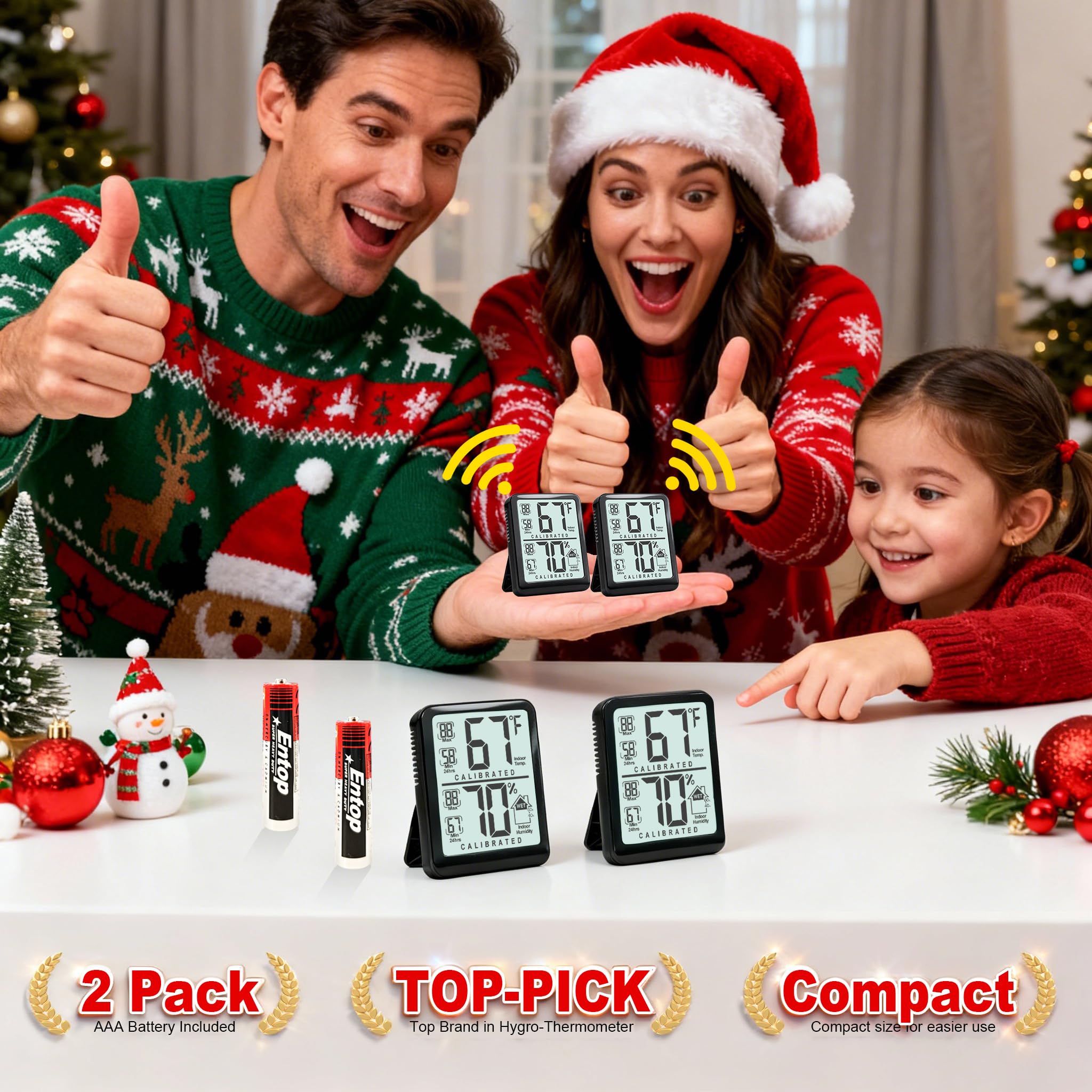 Antonki dual-pack ideal for multiple rooms, nurseries, and studios