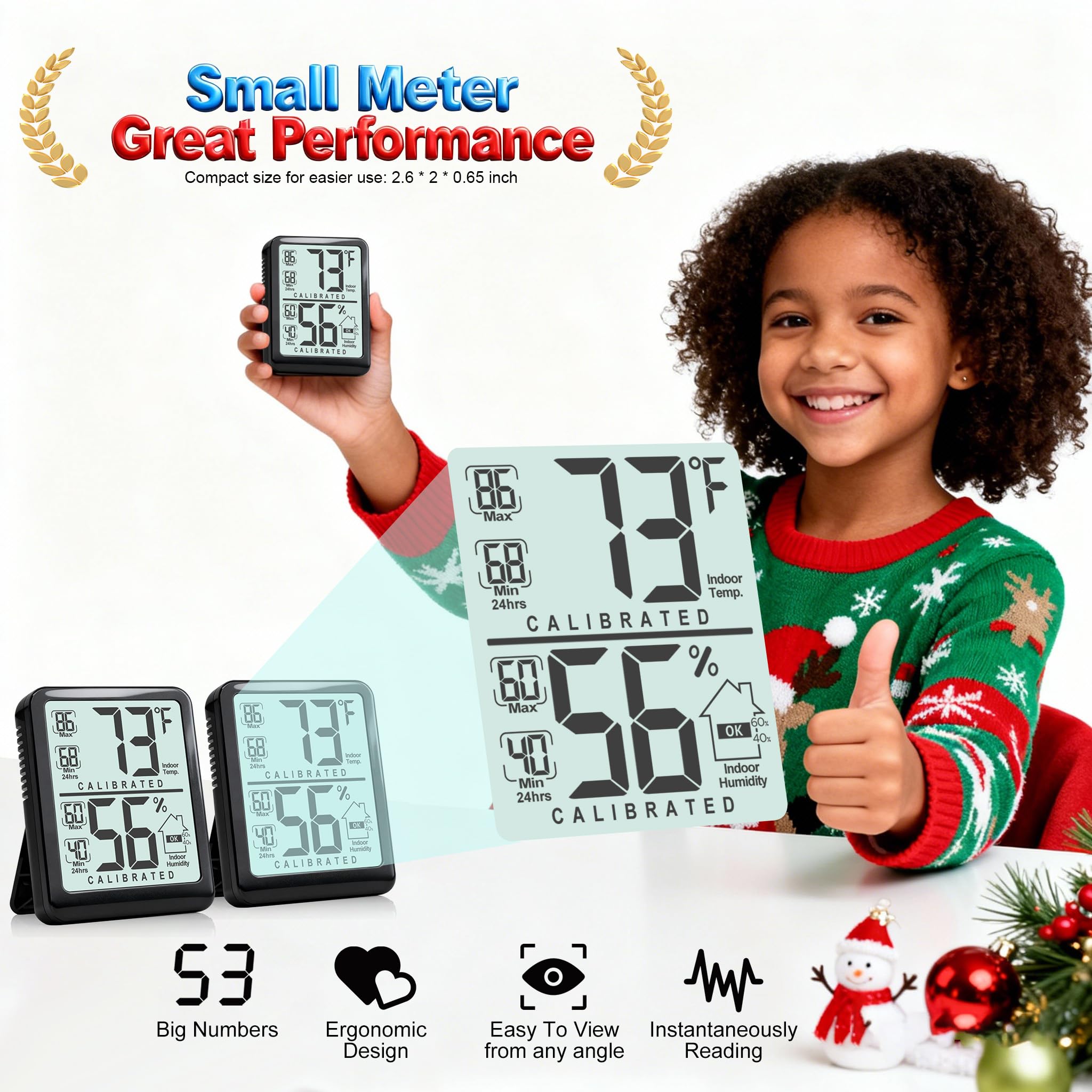 Antonki humidity icons and max/min record for quick air condition checks
