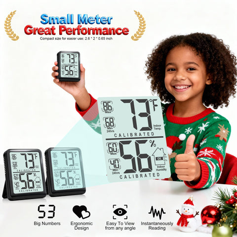 Antonki humidity icons and max/min record for quick air condition checks