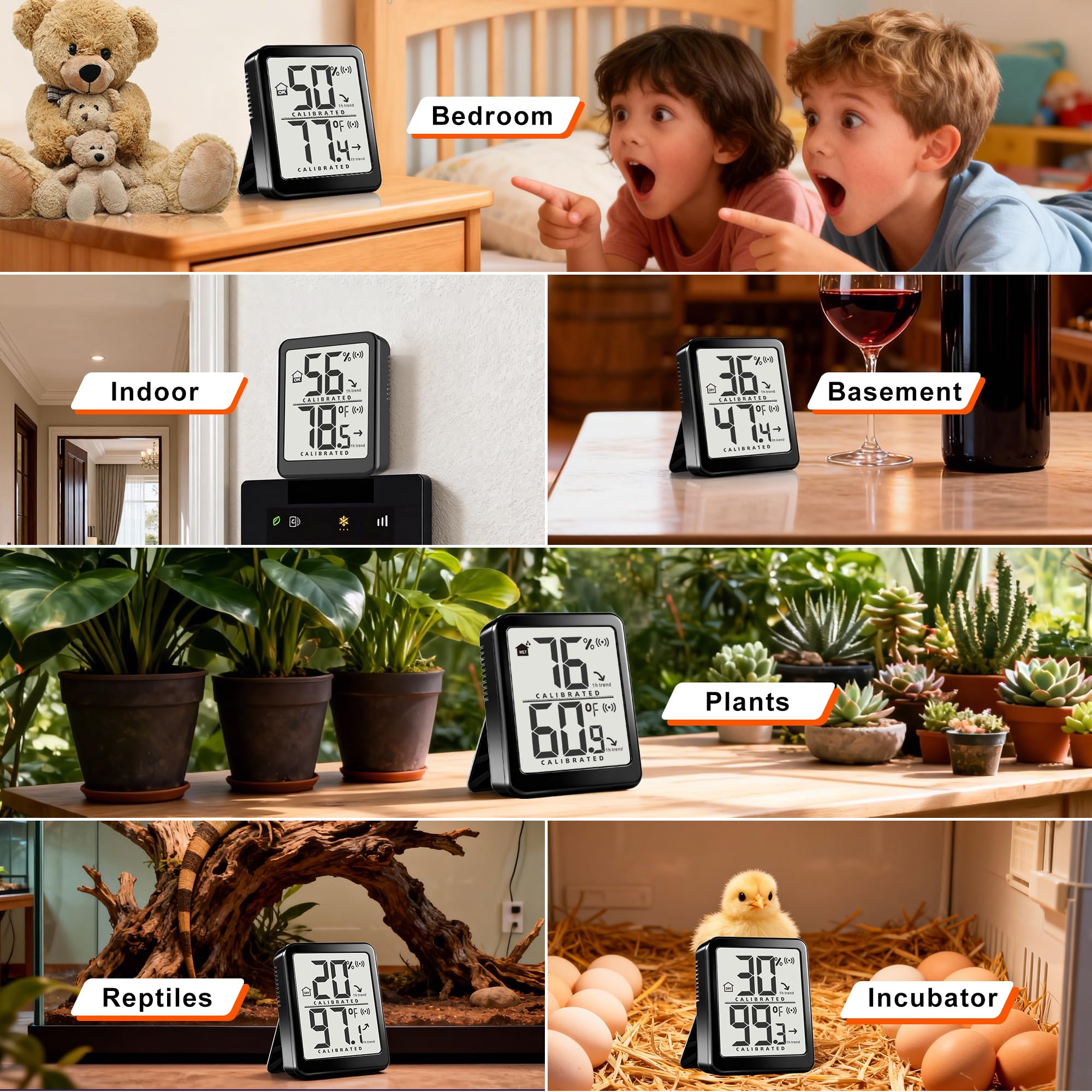 Antonki humidity trend indicator helps you spot changes within an hour.