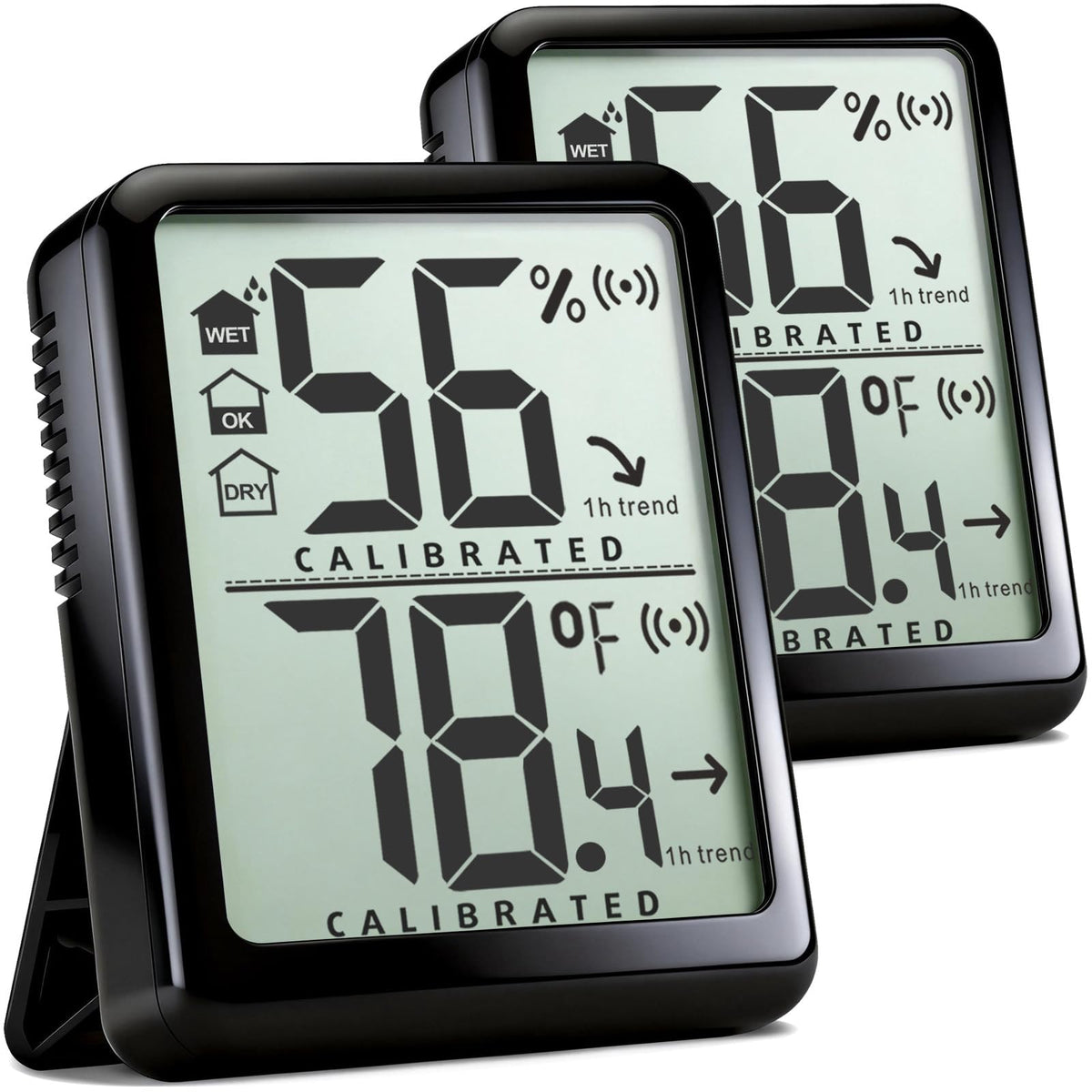 Antonki indoor hygrometer-thermometer display shows real-time room readings for comfortable living.