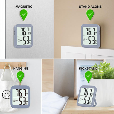 Antonki large LCD screen ensures easy reading from any angle