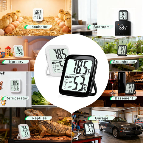 Antonki large LCD screen provides easy reading from any angle.