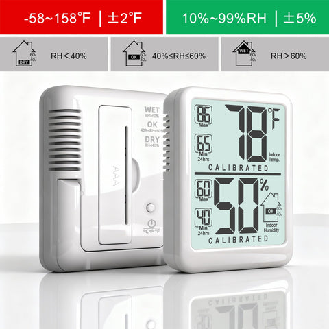 Antonki separate digital sensor improves accuracy for reliable climate readings at home.