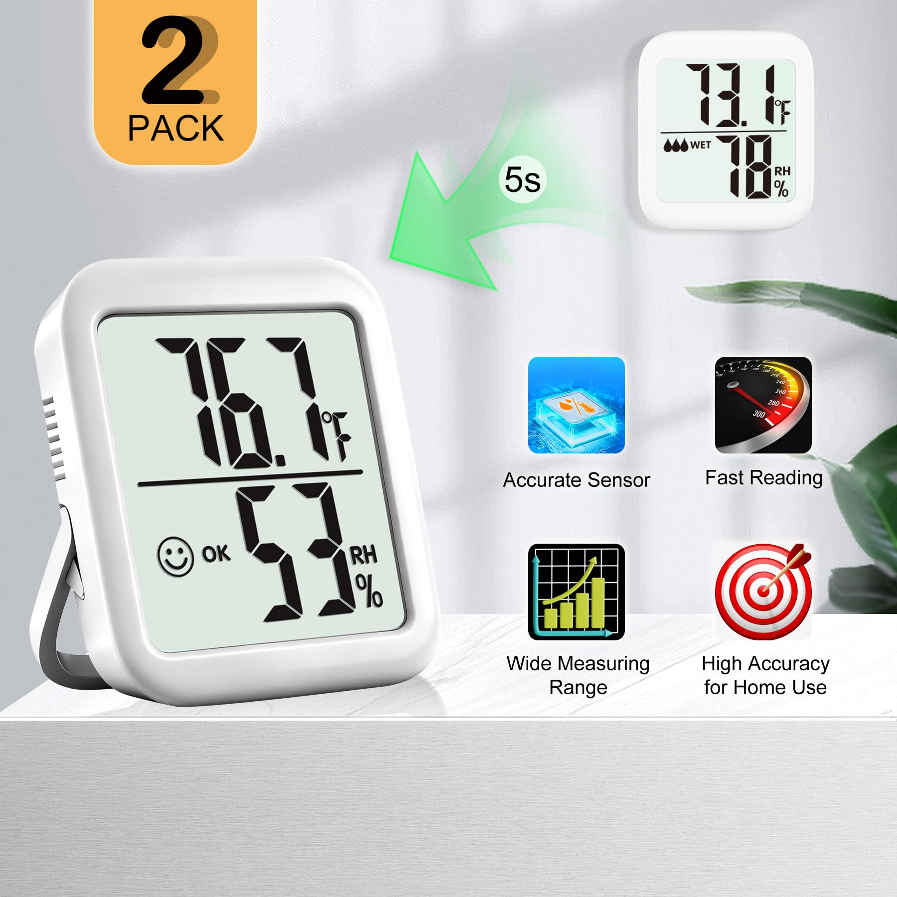 Antonki two-pack provides value for multiple rooms.