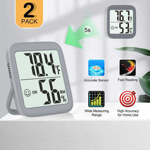 Antonki 2-pack fits bedrooms, nurseries, kitchens, or greenhouses