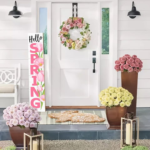 ANTPFAE Rustic front porch sign adds warm charm
